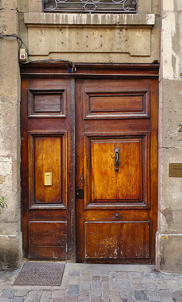 Door in Lyon, France
