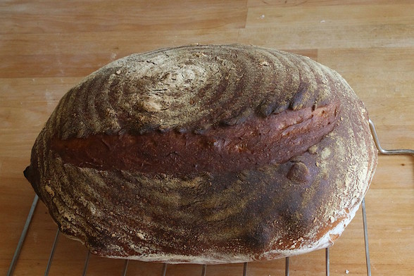 Rustic style loaf.