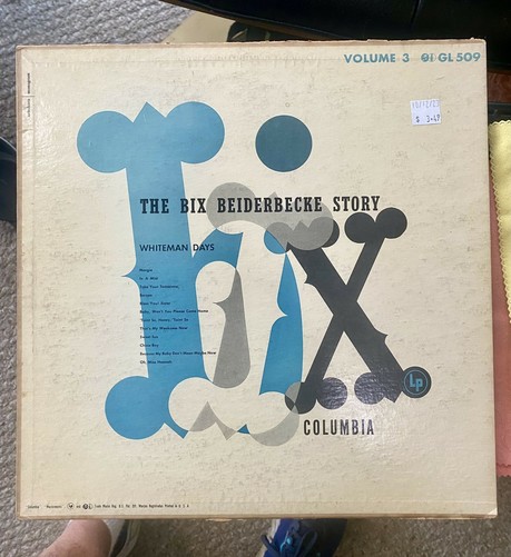 Cover of long playing album The Bixbeiderbecke Story, Volume 3