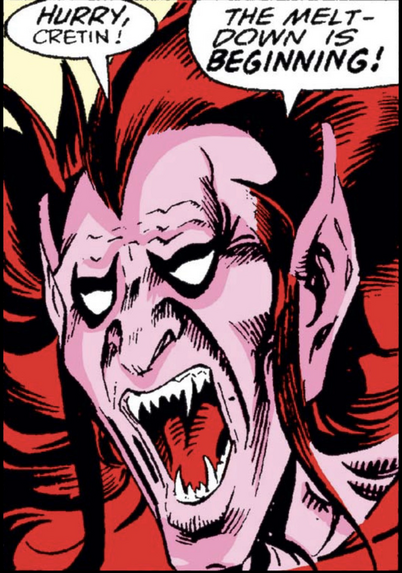 Close up of a frantic Mephisto who says, 