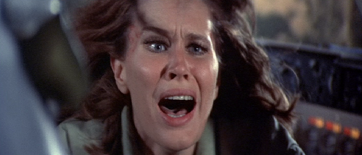 Karen Black screaming into the void