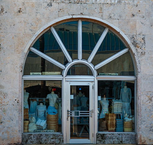 Store door in Lincoln Rd. Mimi beach