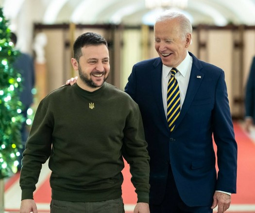 Zelensky and Biden