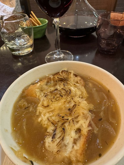 soupe à l’oignon 