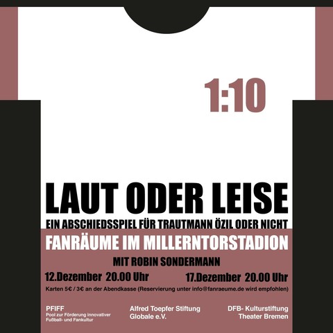 Flyer zur Veranstaltung in den Fanräumen am 12. und 17. Dezember je um 20:00 Uhr