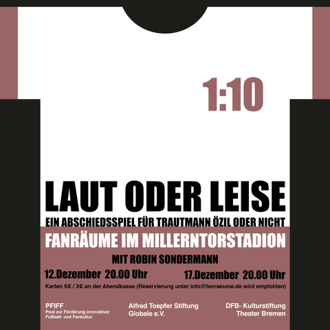 Flyer zur Veranstaltung in den Fanräumen am 12. und 17. Dezember je um 20:00 Uhr