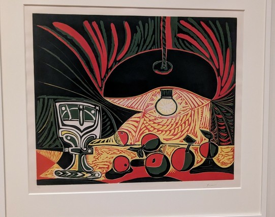 Abstract still life painting