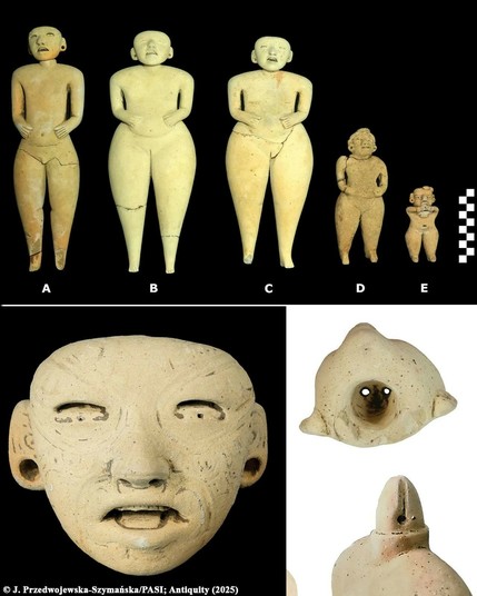 2,400-year-old puppets discovered atop pyramid in El Salvador

In San Isidro, El Salvador, archaeologists have unearthed a stunning set of 2,400-year-old ceramic puppets atop a pyramidal structure. These findings shed new light on ancient public rituals and cultural exchanges in Central America. First reported in the journal Antiquity, the findings contradict previous assumptions that the area was an isolated culture and support its integration with neighboring cultures.