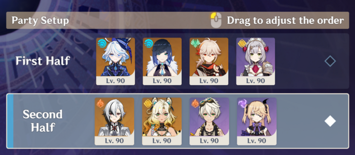 Teams for Abyss