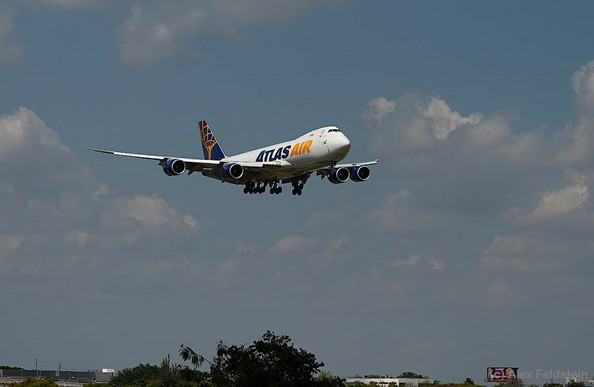 Atlas Boeing 747 Cargo landing