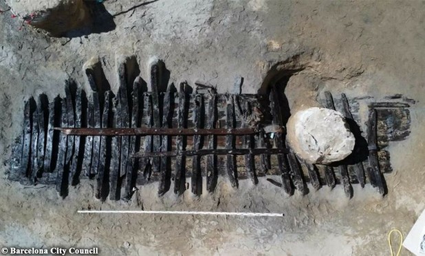 500-year-old medieval shipwreck unearthed in Barcelona

Archaeologists in Barcelona have discovered a well-preserved medieval ship during excavation operations near Ciutadella Park, shedding light on the city’s maritime history. The “Ciutadella I” was discovered about 18 feet (5 meters) below ground level in the area of the former Mercat de Peix (fish market)...