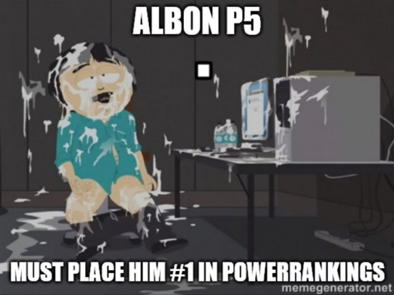 Albon is going to be #1 always