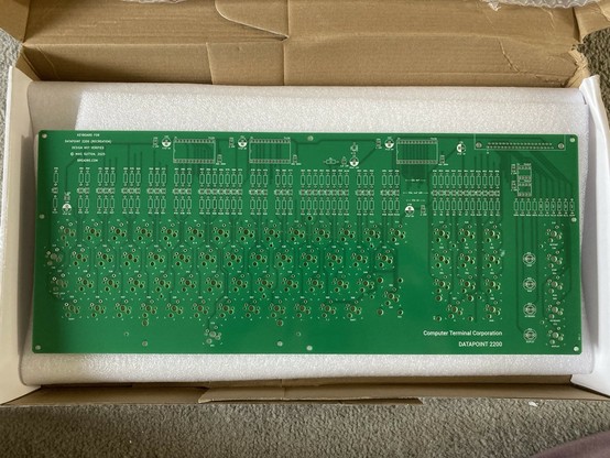 Front of the PCB. It’s big !