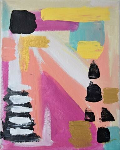 An abstract painting.