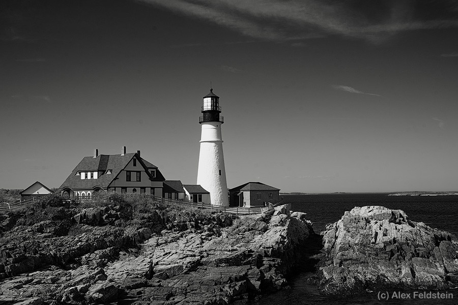 Portland Head Light in B&W
Portland, Maine Portland Head Light in B&W
Portland, Maine