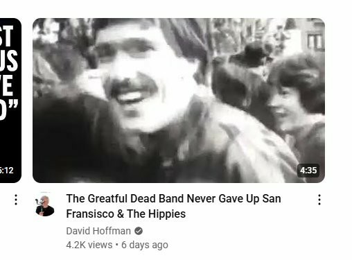 You tube video title misspells Grateful Dead and San Francisco