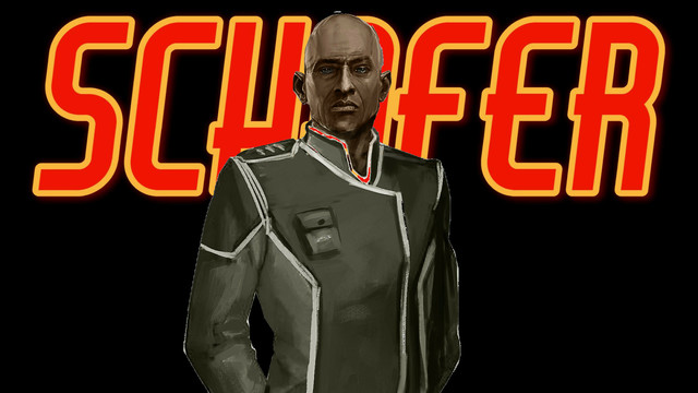 Image by SBSIllustration.

Carl Schafer is a man in his sixties with a shaved head and noble bearing. For a man of his age, he is in good shape, and more than capable of handling himself, albeit with not quite the same athleticism he once had.

He wears the Human Democratic Republic uniform, a green tunic with white trim, fastened to the left hand side of the body.

He stands rigid with his hands behind his back, considering his options.