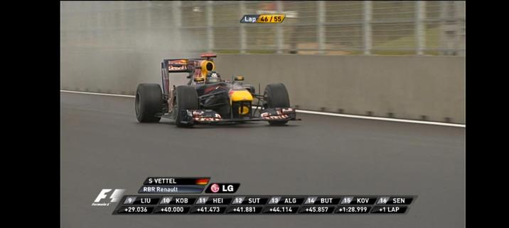 Vettel out