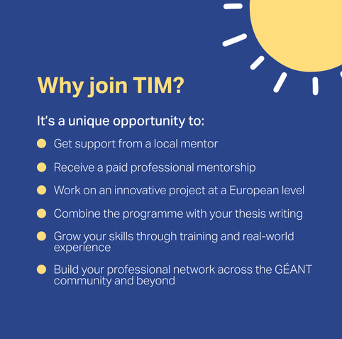 Why join the Trust & Identity Mentorship Programme (TIM)