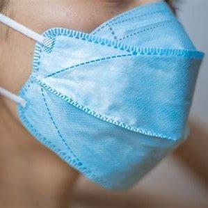 Covered with a mask