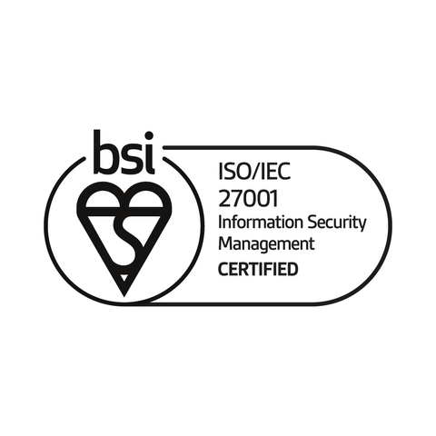 ISO 27001 certified badge