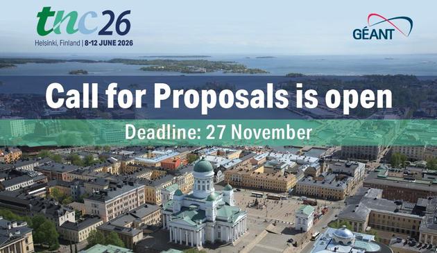 TNC26 Call for Proposals | Helsinki, Finland | 8–12 June 2026 | Hosted by CSC - IT Center for Science