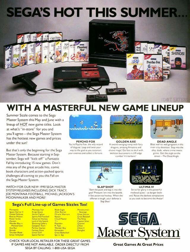 The Sega Master System celebrates its 40th anniversary.
