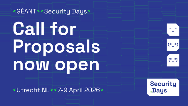GÉANT Security Days 2026 – The Call for Proposals is now open