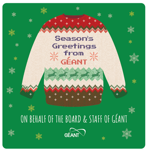 Season's greetings cards from the Board and staff of GÉANT