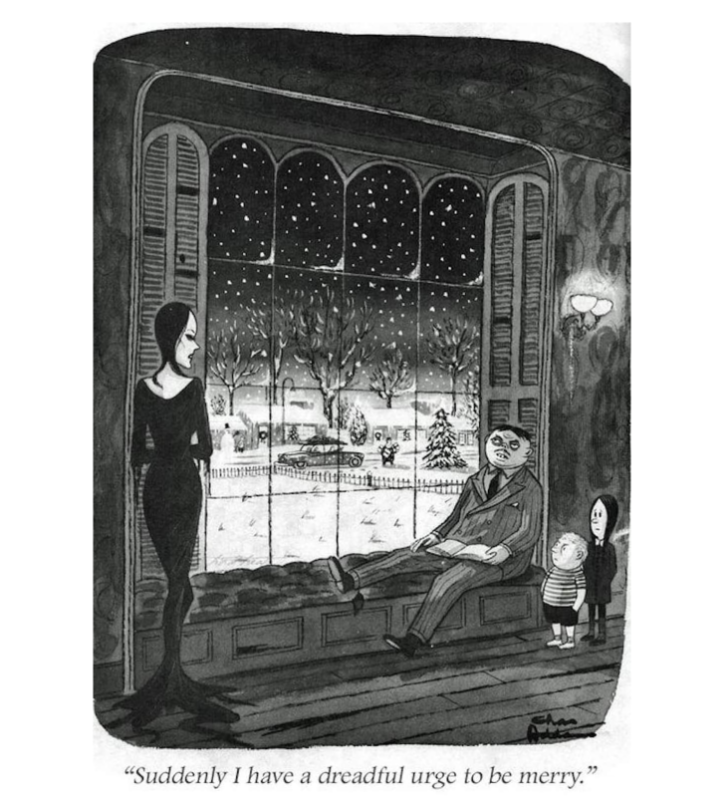 “Suddenly I have a dreadful urge to be merry.”