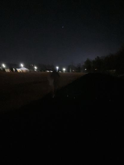 Too dark and grainy to see, but here is buddy, blowing past me, shirtless. 