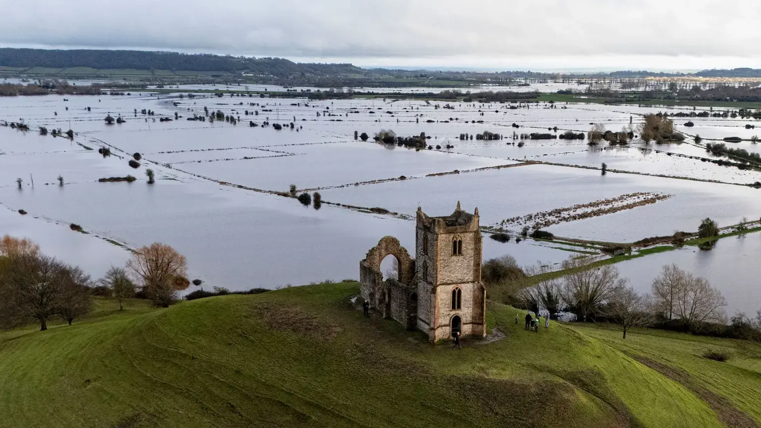 Climate change at work with UK flooding in 2026