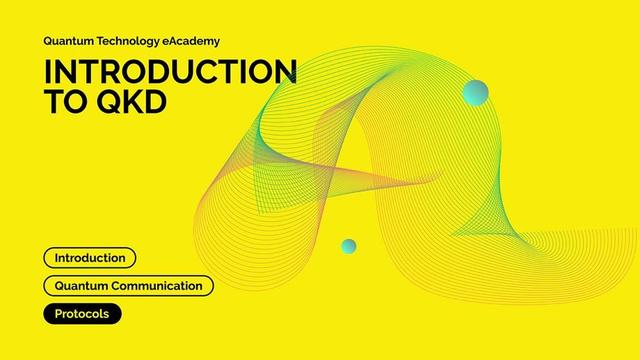 GEANT Network eAcademy training banner for the Quantum Communications