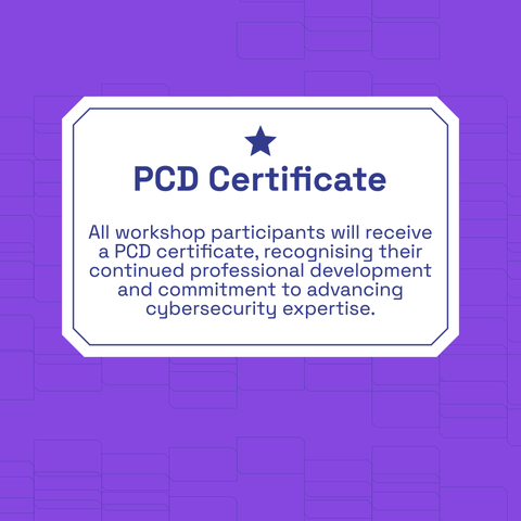 GÉANT Security Days 2026 workshop: You can earn a PCD Certificate