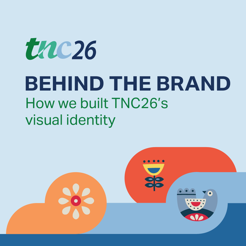 TNC26: How we built the visual identity for this year's event graphic / carousel