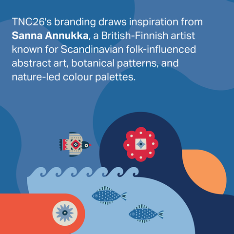 TNC26: How we built the visual identity for this year's event graphic / carousel