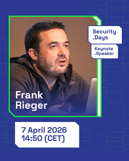 GÉANT Security Days 2026 keynote speaker banner: Frank Rieger