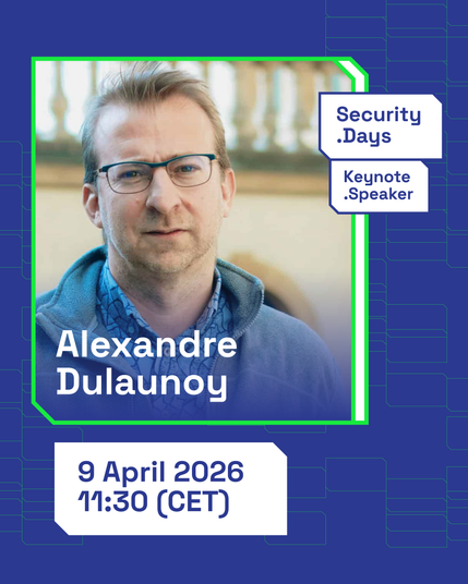 GÉANT Security Days 2026 keynote speaker: Alexandre Dulaunoy