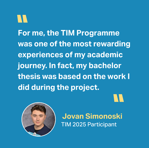 Graphic with a quote