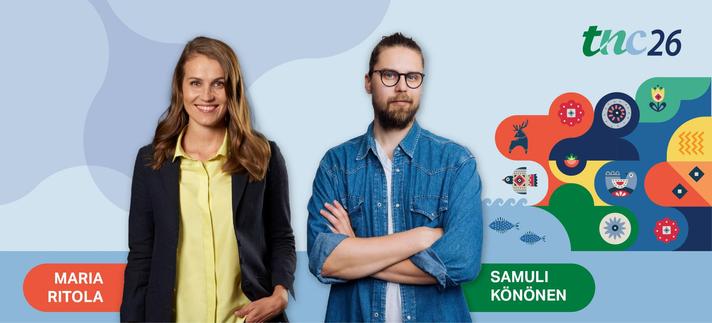 Banner with 2 keynote speakers