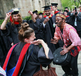 Drummers and graduates.