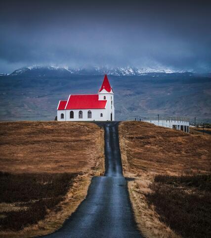 A church