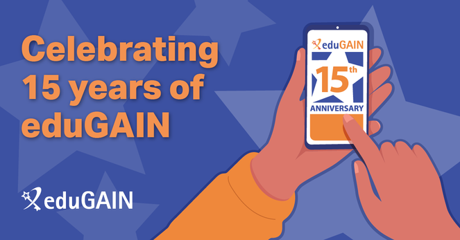 Celebrating 15 years of eduGAIN banner