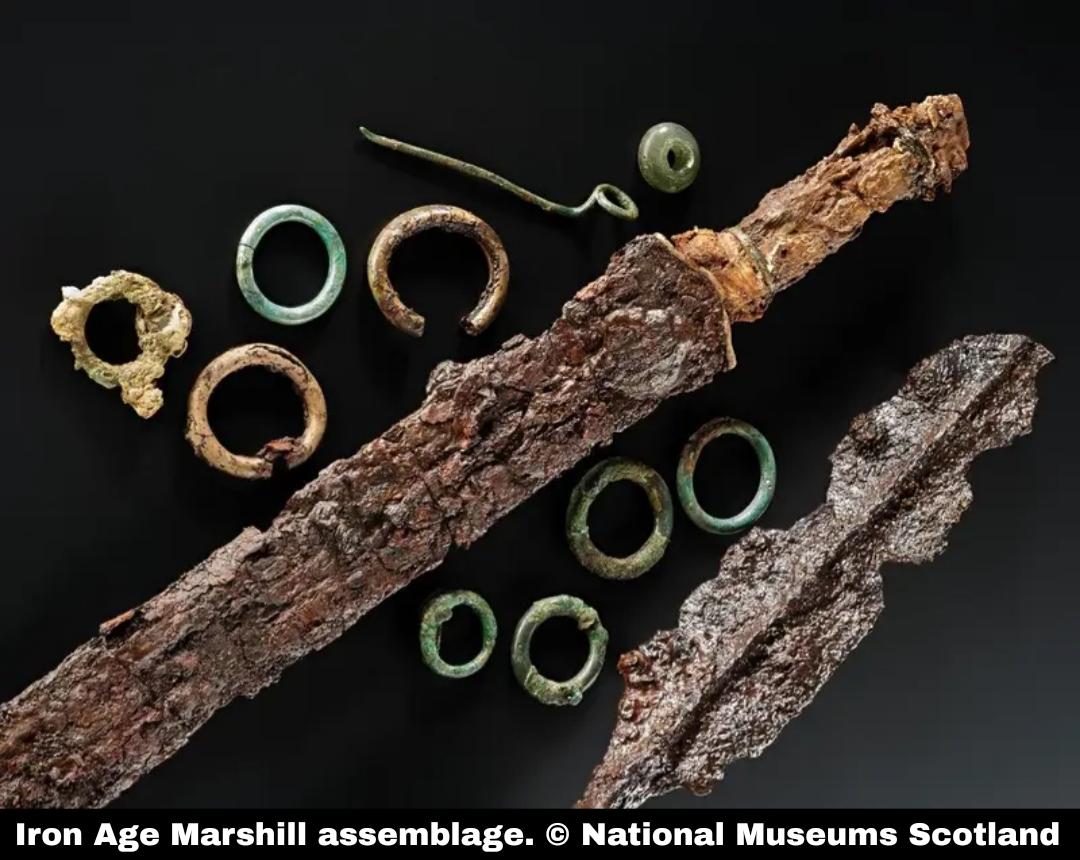 Scotland’s richest Iron Age burial goes on display for the first time