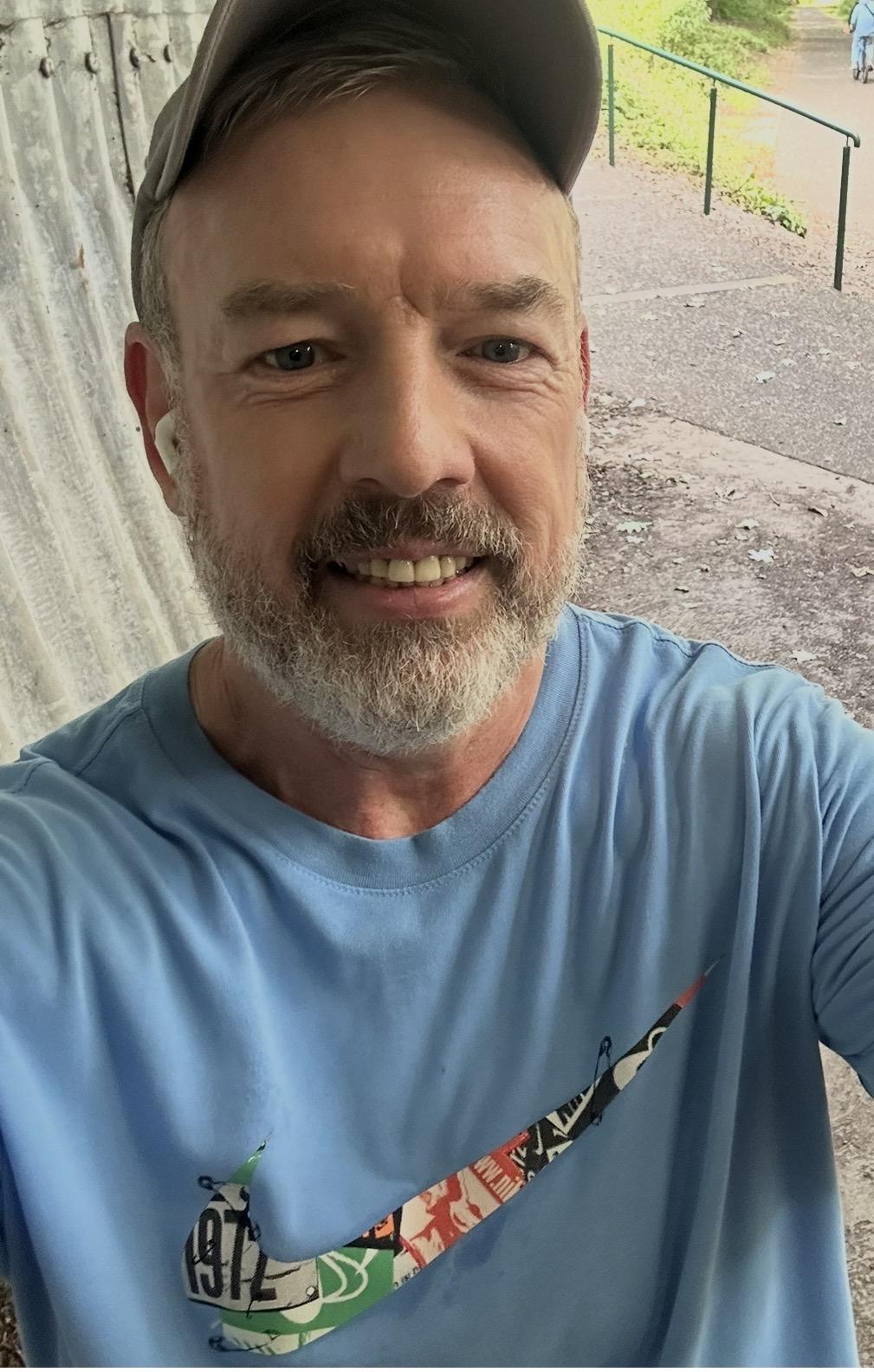 Smiling runner
