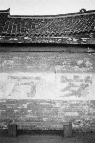 Lucky LUCKY SHD 400 (FF)

##English
A black-and-white photograph of a weathered wall with a traditional tiled roof above it. The wall appears old, with patches of peeling plaster and faded areas. The roof tiles are curved and layered, showing signs of age and wear. The image captures the texture and details of the wall and roof.
##中文
一张黑白照片，展示了一面风化的墙壁，上方是传统的瓦片屋顶。墙壁看起来很旧，有脱落的灰泥和褪色的区域。屋顶的瓦片呈弯曲状并层叠排列，显示出年久和磨损的迹象。照片捕捉了墙壁和屋顶的纹理和细节。