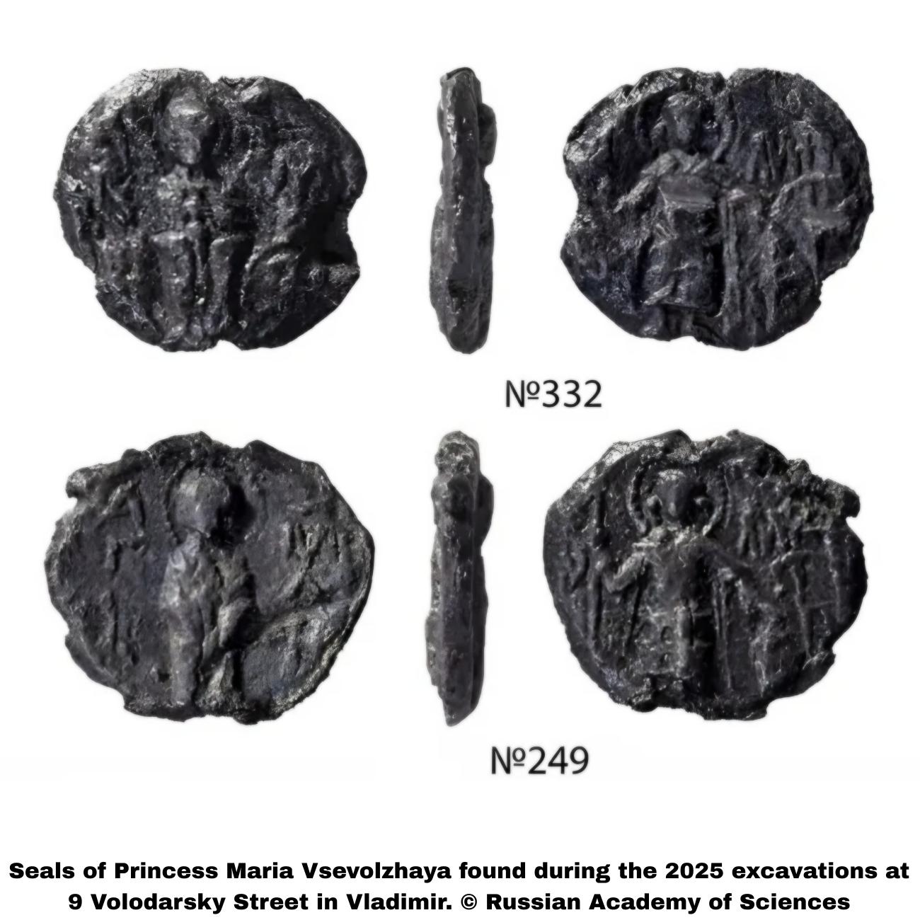 Rare medieval seals reveal the hidden power of a Russian princess from the age of the Rurik dynasty