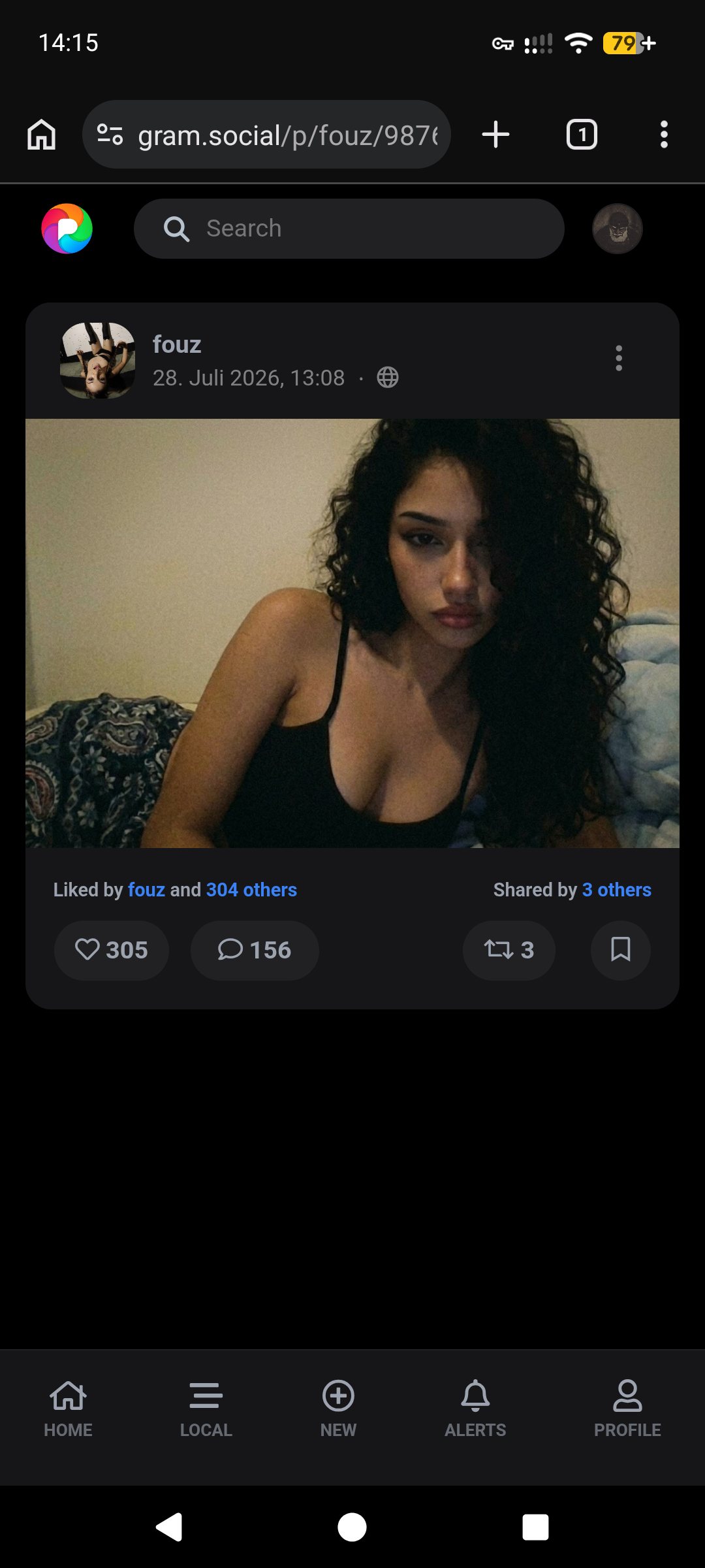 Posted media