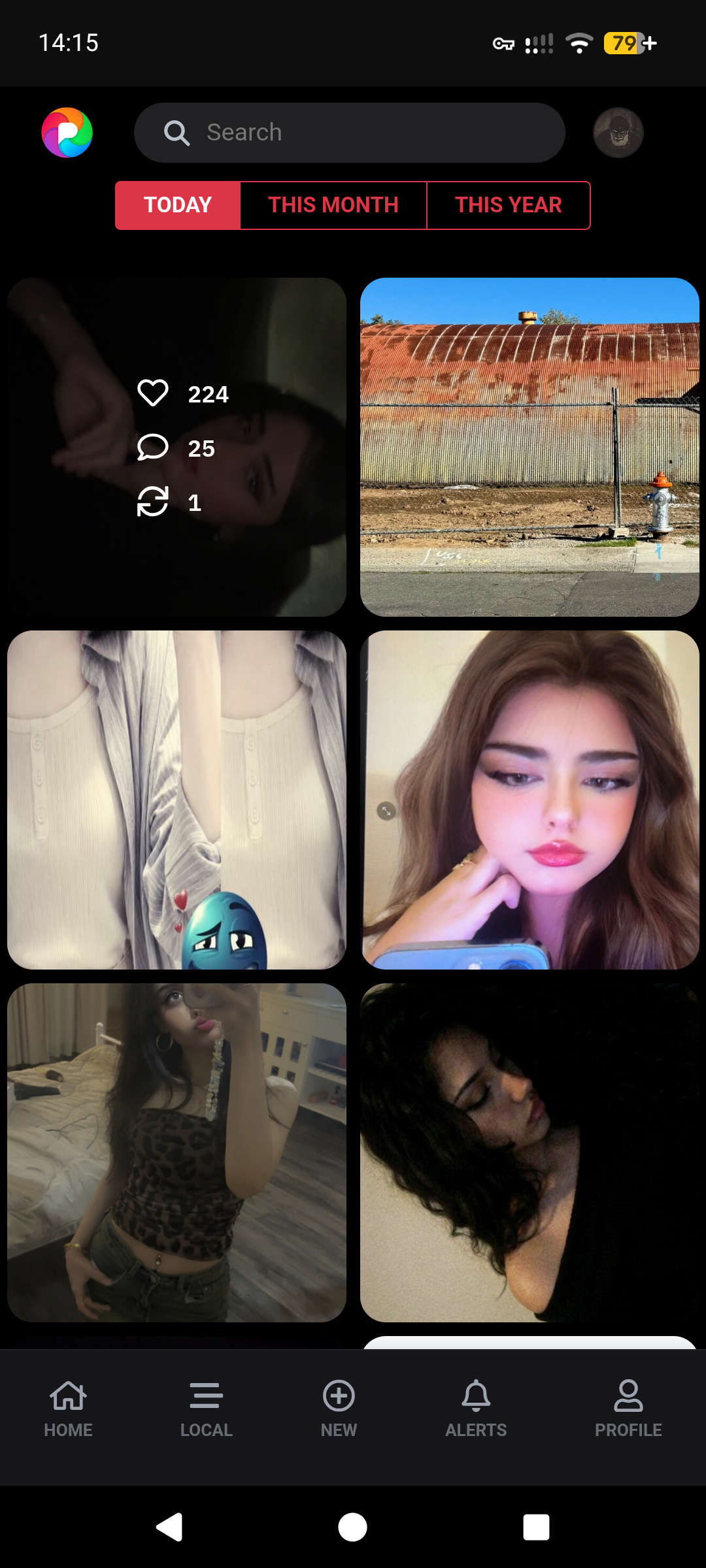 Posted media