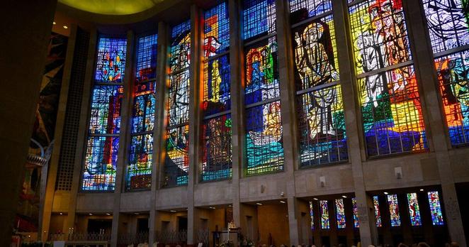 Stained glass windows
